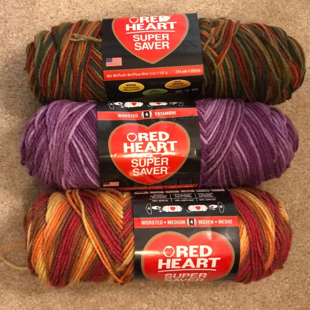 ⭐️NWT⭐️Autumn, Purple, and Holiday Yarn